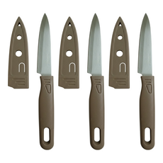 上龍 雅德水果刀 附刀套, 顏色隨機, 3把