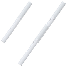 PLUS 普樂士 Twiggy 攜帶式筆型剪刀 弧線刀刃 安全蓋帽 附帶掛孔, 白色, 3支