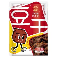 黃金比例 古早味豆干 辣味, 80g, 1個