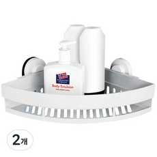 디허브 코너선반 250R, 화이트, 2개
