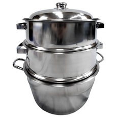 萬得威 304不鏽鋼高層蒸籠, 1個, 30cm