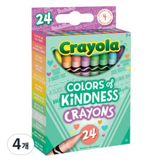 Crayola 繪兒樂 Kindness蠟筆, 24色, 4個