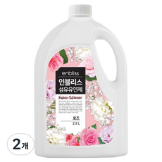 enbliss 衣物柔軟精 玫瑰 正裝, 2.5L, 2個