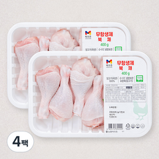 목우촌 무항생제 인증 닭다리 북채 (냉장), 400g, 4팩