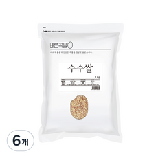 바른곡물 수수쌀, 2kg, 6개