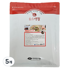 斗元食品 海鮮刀削麵湯包, 5個, 1kg