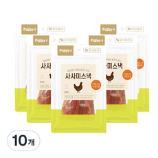 퍼피아이 강아지 사사미 스낵, 닭가슴살, 100g, 10개