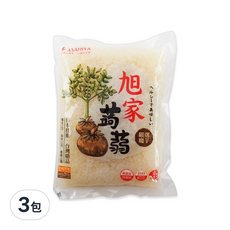 ASAHIYA 旭家 蒟蒻晶米，主食新選擇，營養無負擔，擬態米飯造型，健康美味, 300g, 3包