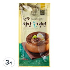 청수식품 평양 물냉면, 360g, 3개