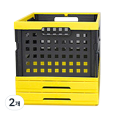 IRIS OHYAMA 愛麗思歐雅瑪 可折疊多用途箱 OC-32L, 黑色, 2個