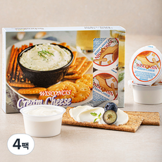 슈레이버 위스콘신 크림치즈 6개입, 28g, 4개