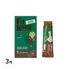 핏콩 모카 단백질바 5p, 140g, 3개