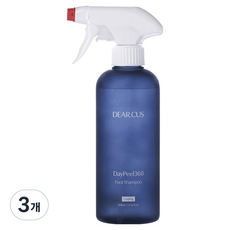 디어커스 데이필 360 쿨링 풋샴푸, 3개, 400ml, 1개입