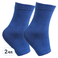 運動腳踝保護套 左右組, 2套, 藍色