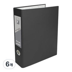 투코비 도노 D링 바인더 3공 A4 7cm, 검정, 6개
