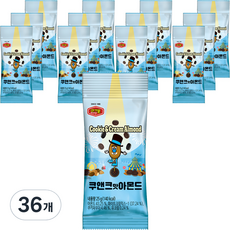머거본 쿠앤크맛 아몬드, 25g, 36개