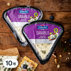 Emborg 다나 블루 치즈, 100g, 1개입, 10개