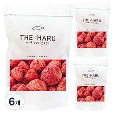 THE HARU FOODS 冷凍乾燥水果 草莓, 50g, 6個