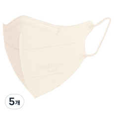 healtime Cocofit 彩色口罩 小型 L KF94, 象牙白, 25入, 5個