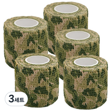 엠파이어 자가점착식 카모테이프 압박붕대 그린데저트, 3세트, 5개입