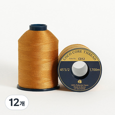 코튼빌 코아사 고급 미싱 재봉실 45수, C012, 12개