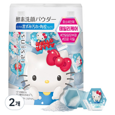 수이사이 산리오 에디션 뷰티 클리어 파우더 워시 N, 2개, 12.8g