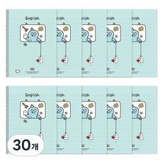 더오픈하우스 어글리 몬스터 영어노트 23-5801, 랜덤 발송, 30개