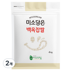 미소담은 국내산 백옥찹쌀, 4kg, 2개
