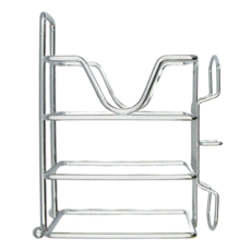 家而適 吹風機壁掛放置架，2合1無痕膠片，免釘免鑽 台灣製造, 單色, 1個