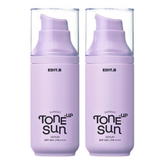 EDITB Sunday提亮防曬精華SPF50+ PA++++, 55ml, 2瓶