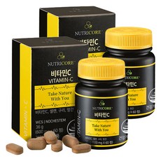 NUTRICORE 維生素C, 2個, 60錠