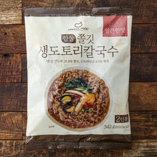 한둘푸드 쫄깃 생도토리 칼국수 얼큰한맛 2인분, 342g, 1개