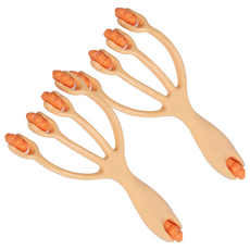 手指按摩滾輪, 橘色, 2個