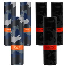 GRAFEN 三重帥氣男性潤唇膏 4.3g+色彩男性潤唇膏 4.3g組, 混色, 3個