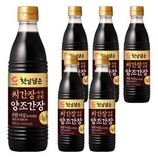 햇살담은 씨간장 숙성 양조간장 골드, 500ml, 6개