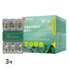 일양약품 프라임 식물성 오메가3 플러스 36.6g, 60정, 3개
