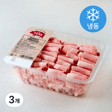 돌돌말이 대패 삼겹살 (냉동), 700g, 3개