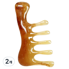 Baide 讓你變美的簡易臉部刮痧按摩器, 黃棕色8, 2個