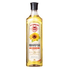 해표 해바라기유, 900ml, 1개