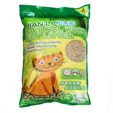 JIANLI PET'S ARTICLES 建立寵物精品 環保木屑砂, 天然松木/杉木製, 除臭, 16L, 混合木香, 1袋