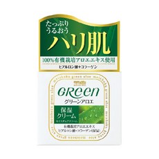 MEISHOKU 明色 綠蘆薈保濕霜 48g 100%天然種植蘆薈 搭配膠原蛋白, 1盒