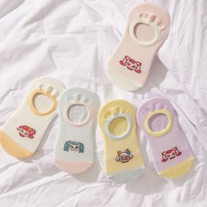 Ruthkids 兒童奇妙萌可船型襪5件組