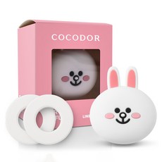 코코도르 라인프렌즈 차량용 방향제 통풍구형 세트, 1세트, 코니(플라워마켓)