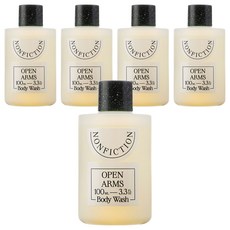 논픽션 오픈암스 트래블 바디워시, 5개, 100ml