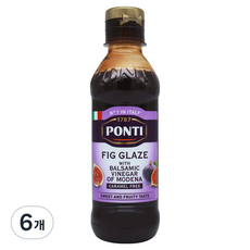 PONTI 無花果巴薩米克淋醬, 6個, 240g