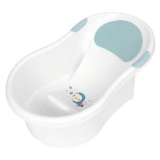 PUKU 藍色企鵝 mini浴盆 20L, 防滑設計, 水藍色, 1個