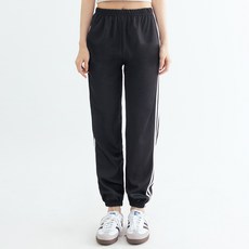 Elsso 女款側邊雙線運動束口褲