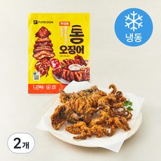 튀김용 통오징어 (냉동), 1.25kg, 2개