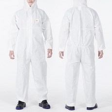 하이베어 일회용 방역복, 화이트, 1개