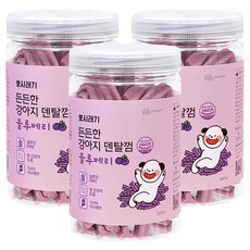 뽀시래기 든든한 강아지 덴탈껌, 블루베리, 300g, 3개